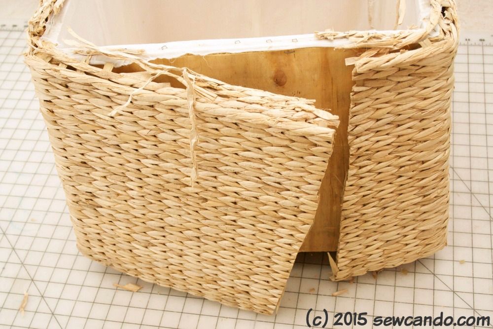 Sew Can Do The Reupholstered Storage Cube ANYONE Can Do